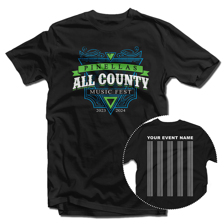2023-2024 Pinellas All County Chorus Festival T-Shirt