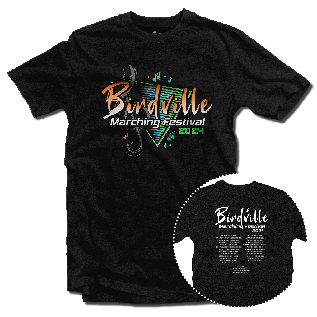 2024 Birdville Marching Festival T-Shirt