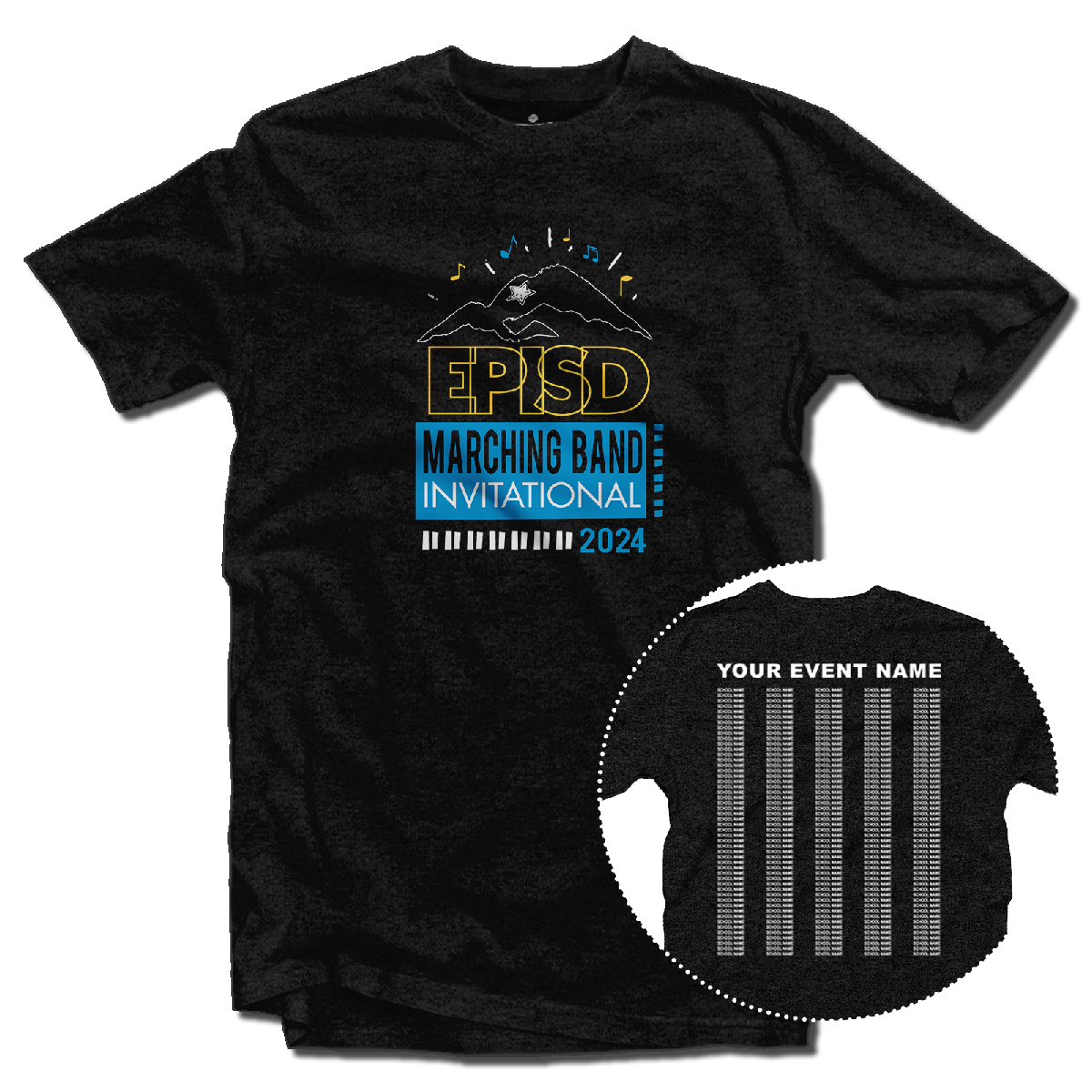 2024 El Paso ISD Marching Band Invitational T-Shirt