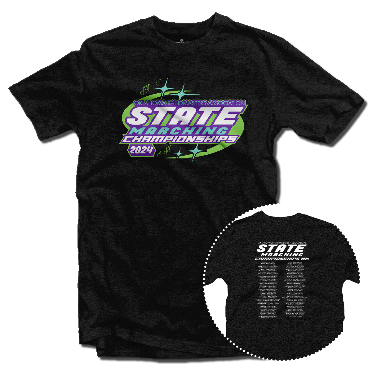 2024 OBA State Marching Band Championships T-Shirt