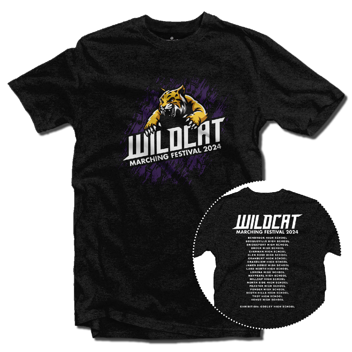 2024 Wildcat Marching Festival T-Shirt