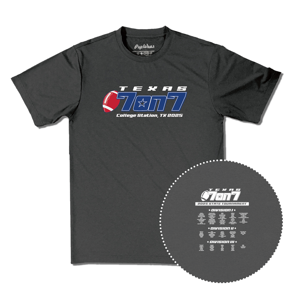 2025 Texas 7 on 7 Performance T-Shirt