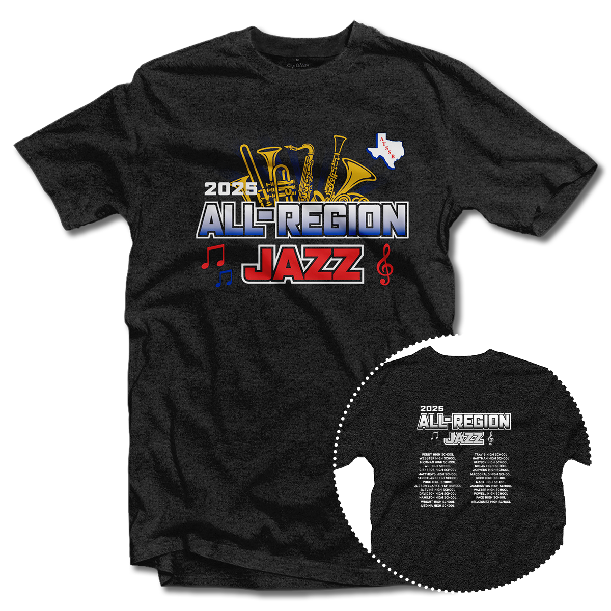 2025-2026 ATSSB All-Region Jazz Band T-Shirt