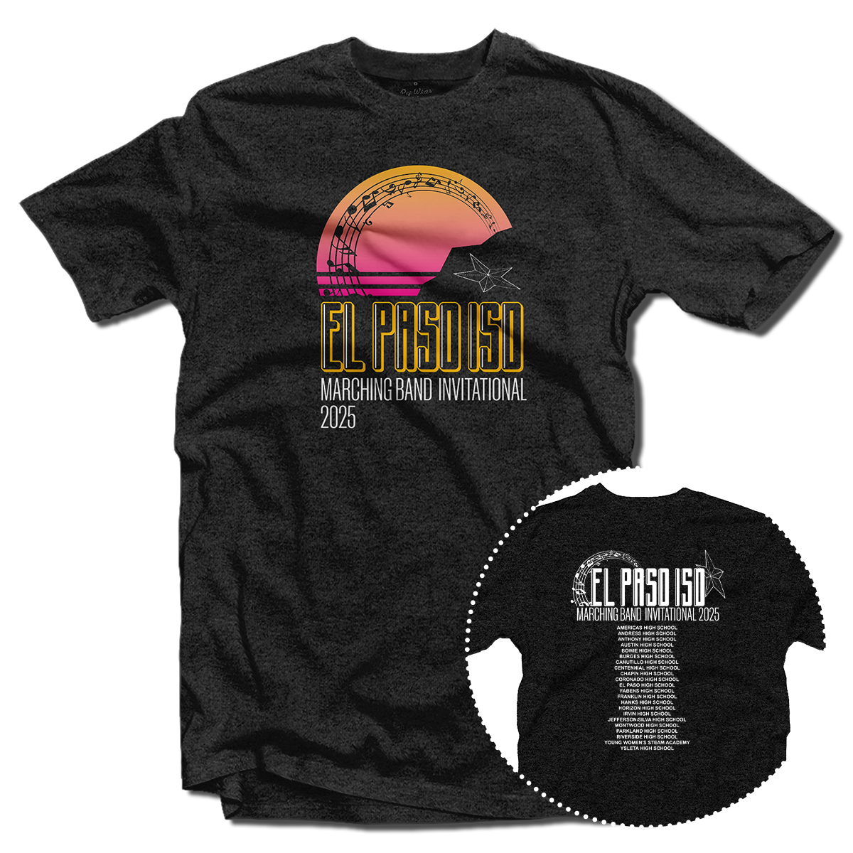 2025 El Paso ISD Marching Band Invitational T-Shirt