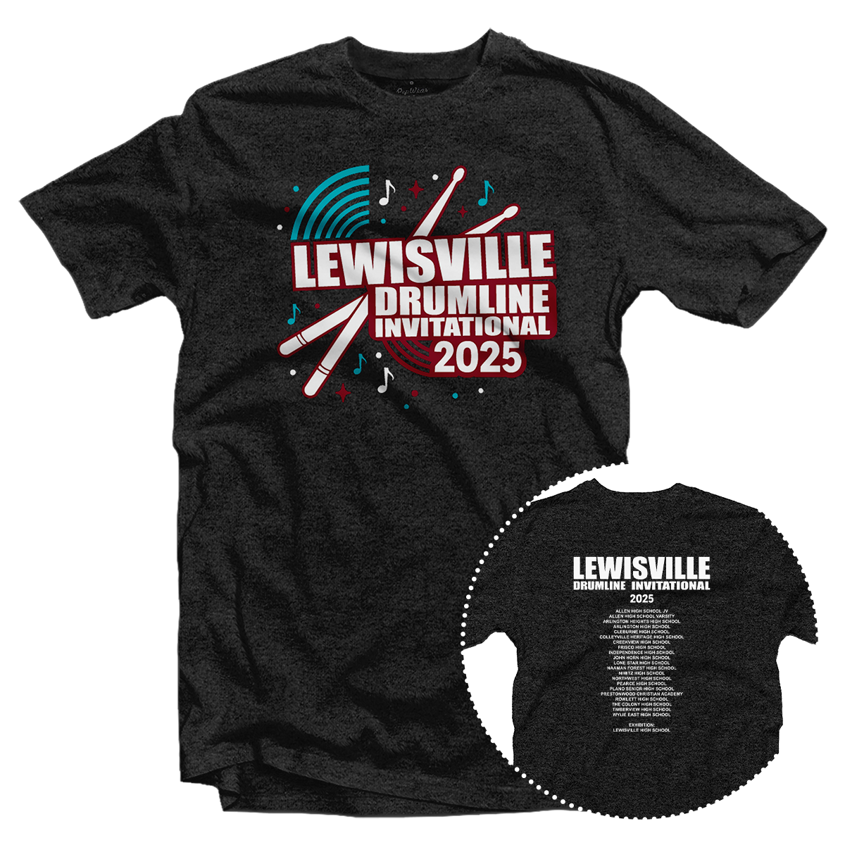 2025 Lewisville Drumline Invitational T-Shirt