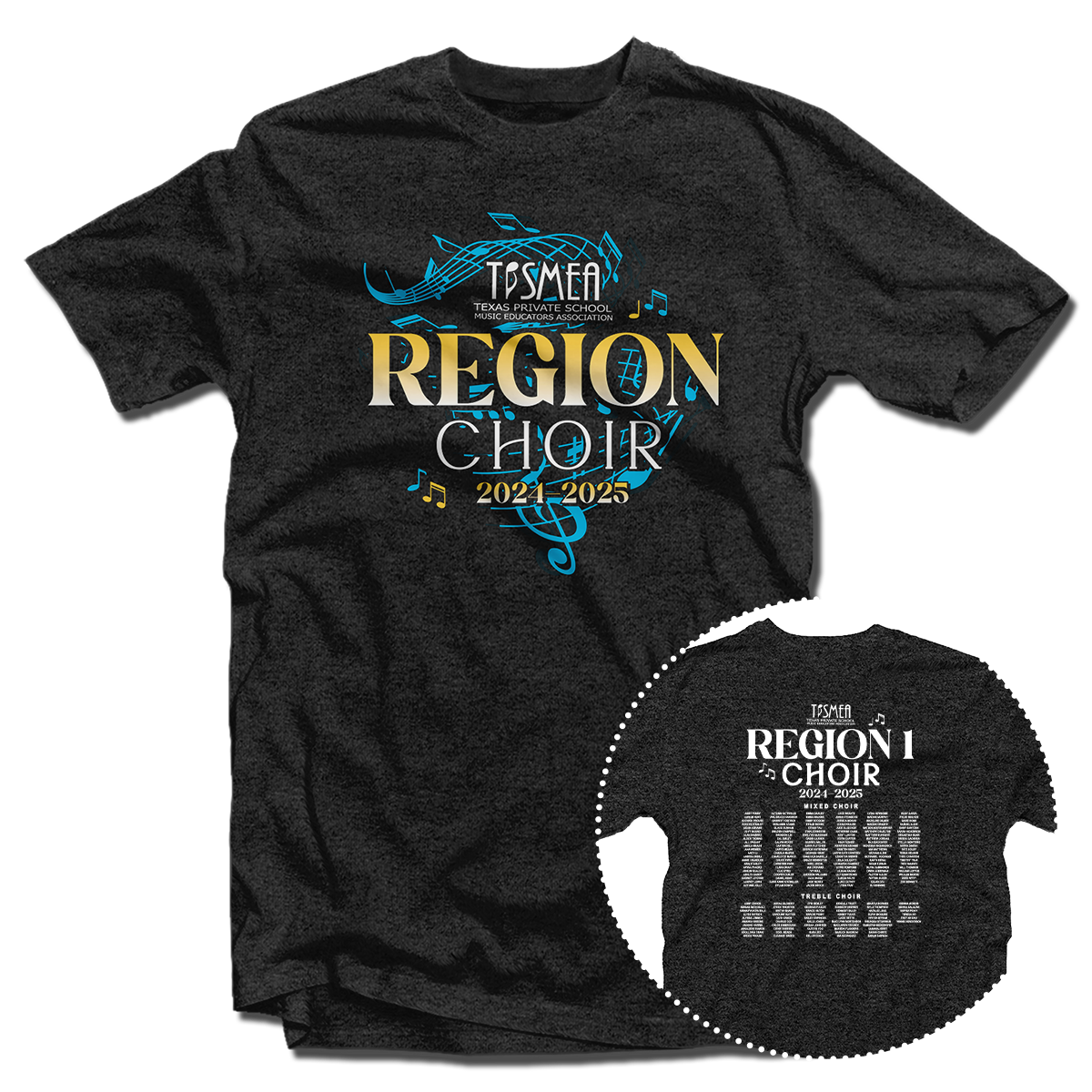 2024-2025 TPSMEA Region Choir T-Shirt