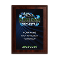 2025-2026 TPSMEA Region/Honor Orchestra 6x8 Plaque