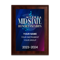 2023-2024 MTSBOA Mid-State Honor Ensembles 6x8 Plaque